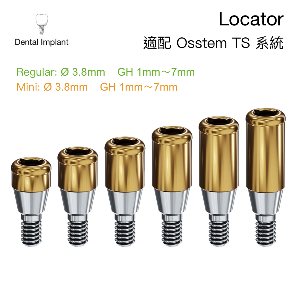 Locator 固位支台齒 (Locator Abutment)